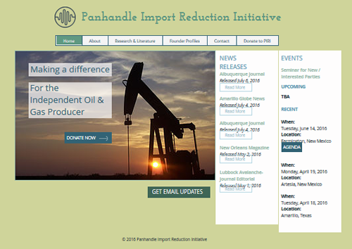 Panhandle Import Reduction Initiative